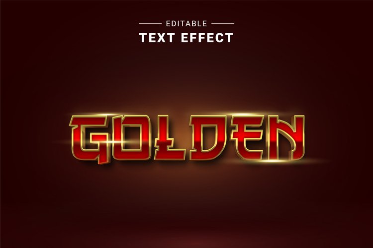 Editable Text Effect for Illustrator. Vector Graphic styles example image 1