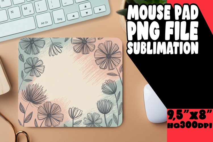 LUMINOUS MOUSE PAD CREATIVE DESIGN, Flowers