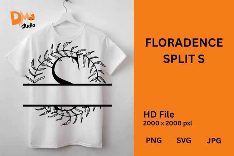 Floral Monogram Letter Svg Image 19