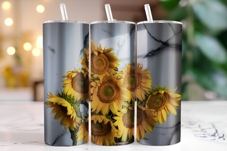 Sunflowers Tumbler Wrap | Sublimation | Tumblers