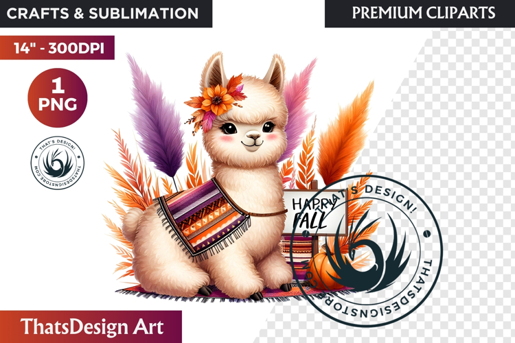 Autumn Cute animals with sign clipart Pumpkin thanksgiving
