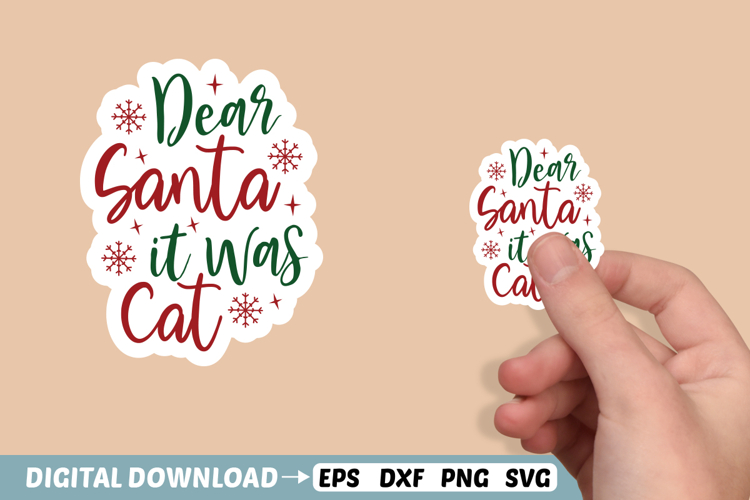 Christmas Stickers SVG Image 7