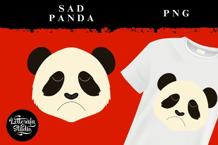 Sad Panda PNG