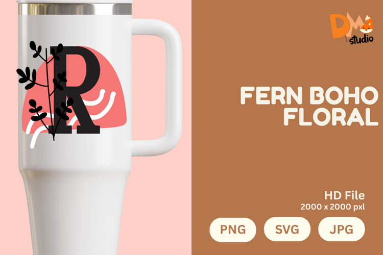 Boho Floral Svg Image 21