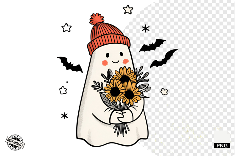 Cute Halloween Ghost Clipart