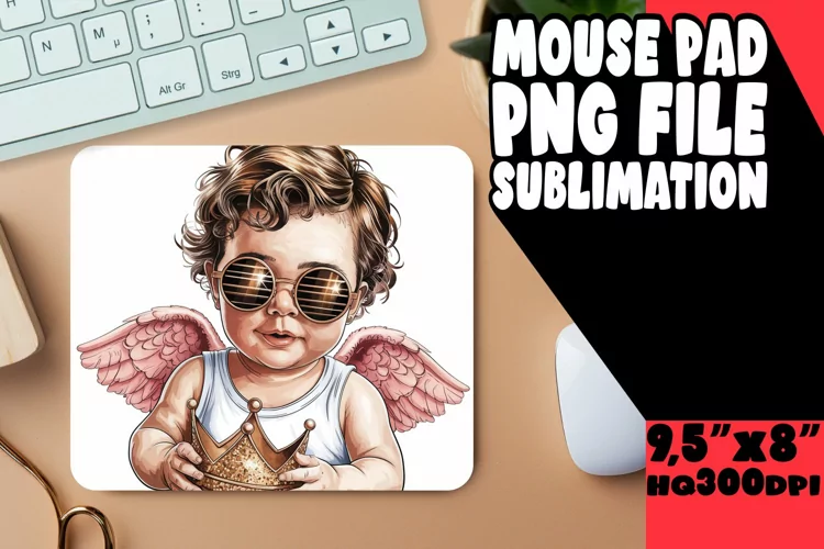 Cheerful MOUSE MAT Gift Ideas, Cupid