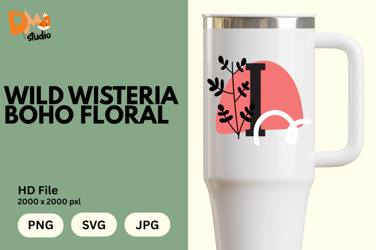Floral Letter Svg Image 6