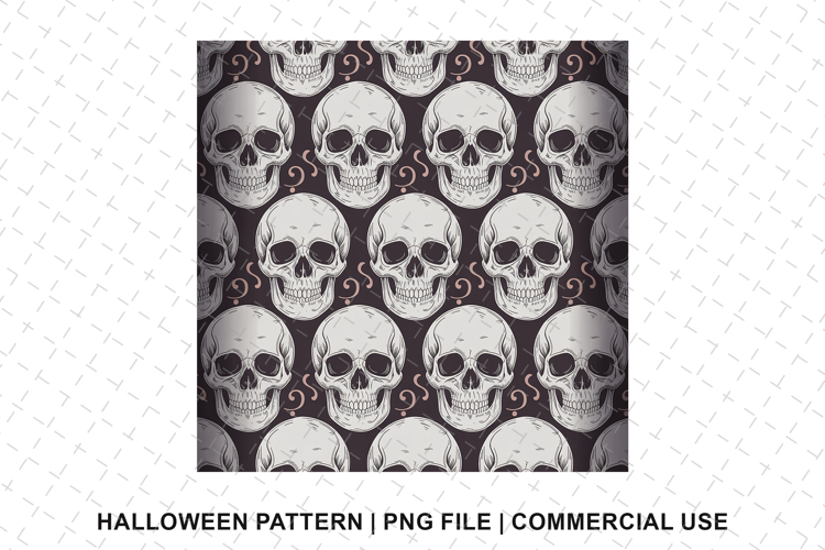 Skull Seamless Pattern Image 12