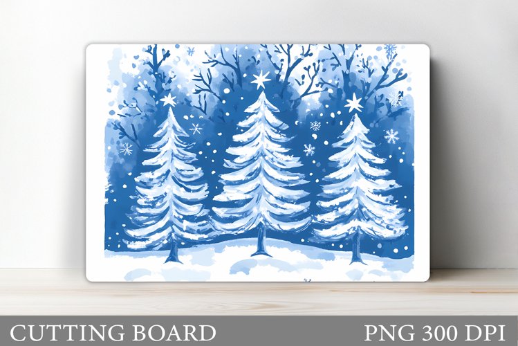 Christmas Tree Cutting Board. Christmas Tree Sublimation
