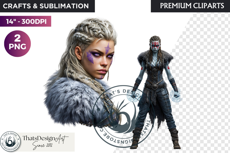 Viking Mythology Giants Clipart, Norse Jotuns gods