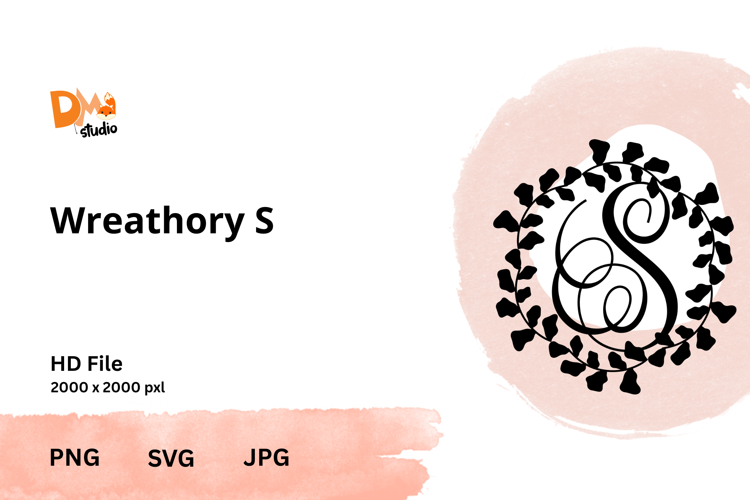 Wreath Monogram SVGs Image 4