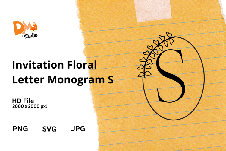 Floral Alphabet Svg Image 18