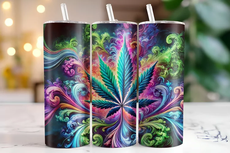 Marijuna Tumbler Wrap | Sublimation | Tumblers