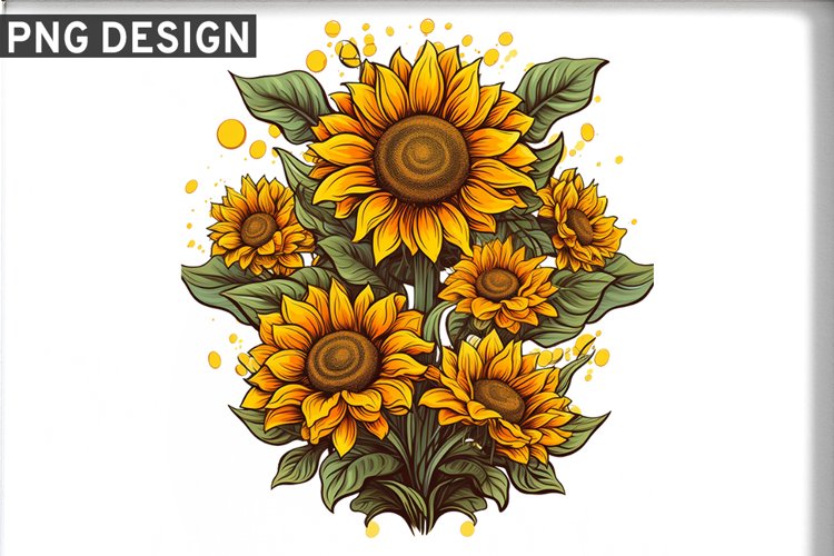 Sunflower Clipart Image 3