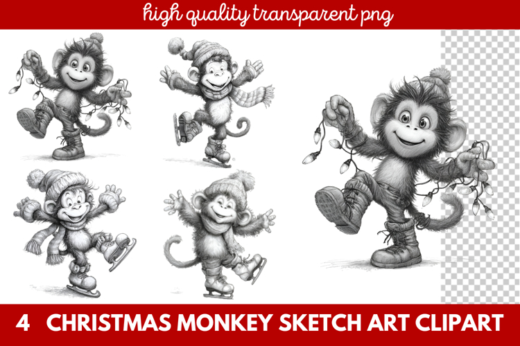 Monkey Illustration Image 7