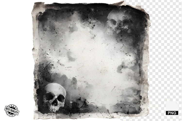 Halloween Goth Old Paper Clipart example image 1