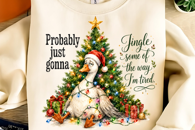 Probably Just Gonna Jingle Christmas PNG, Funny Christmas