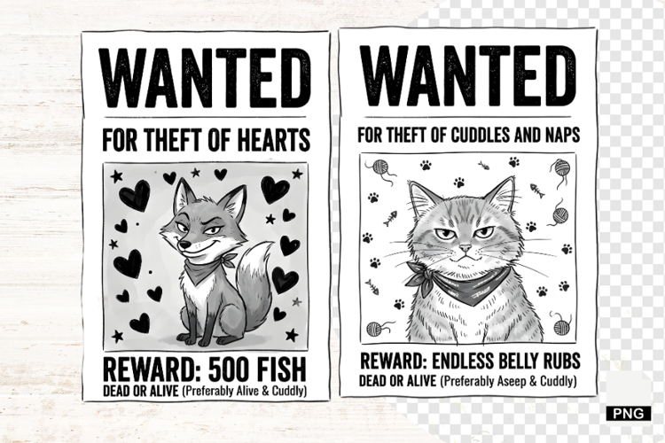 Wanted Animals PNG - Animals Clipart