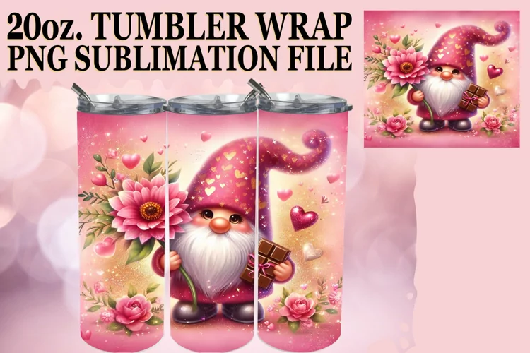 Charming Tumbler Gnome Joy
