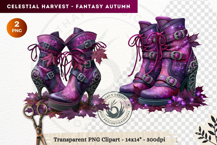 Autumn Fantasy Clipart PNG Celestial Steampunk Harvest