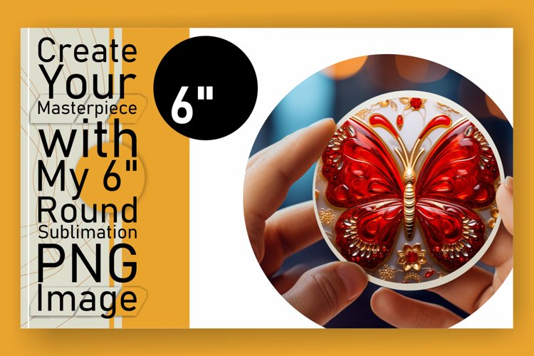 Glittery Car Coaster Elegance: Round Ornament example image 1