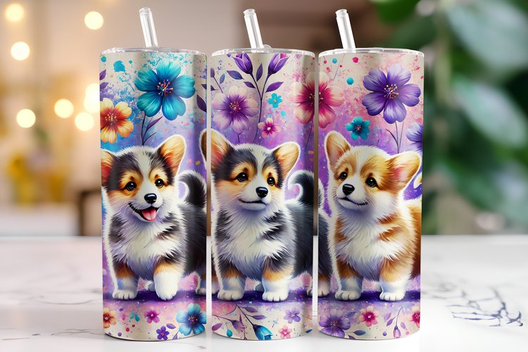 Dogs Tumbler Wrap | Sublimation | Tumblers