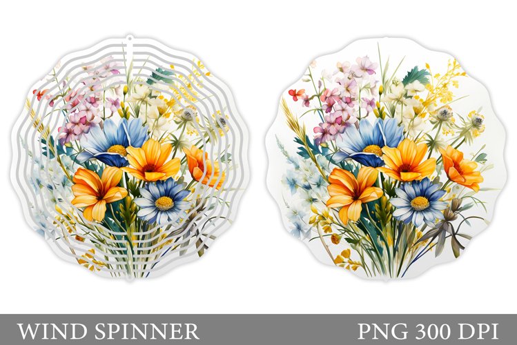 Watercolor Flowers Image 8