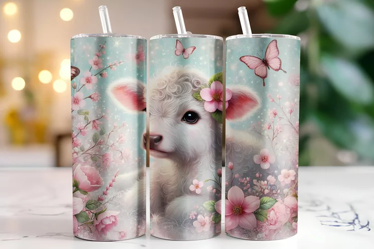 Highland Cow Tumbler Wrap | Sublimation | Tumblers