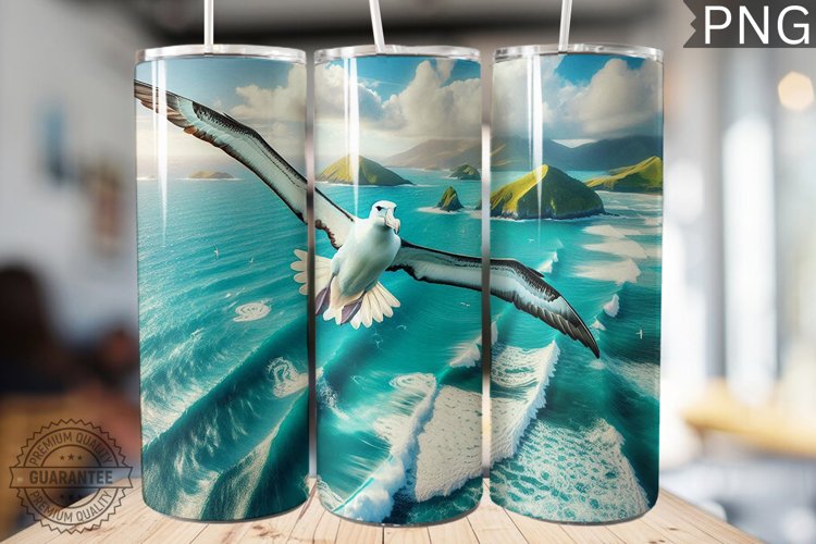 Albatross Tumbler Wrap - Albatross Tumbler Design example image 1