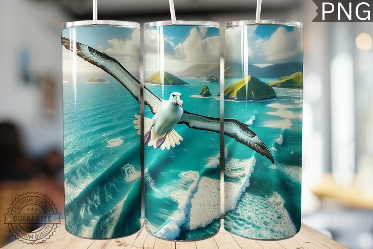 Albatross Tumbler Wrap - Albatross Tumbler Design