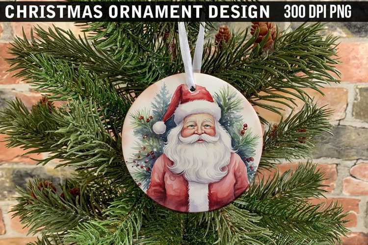 Christmas Ornament Sublimation PNG Design example image 1