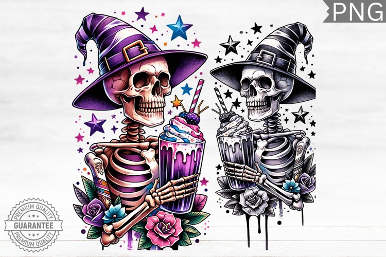 Halloween Skeleton Clipart - Halloween Skeleton Sublimation