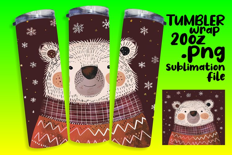 Christmas Tumbler Wrap