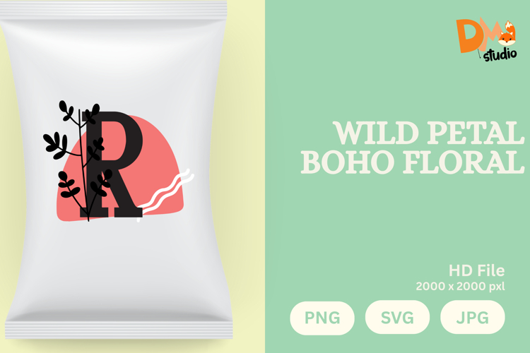Boho Flower SVGs Image 11