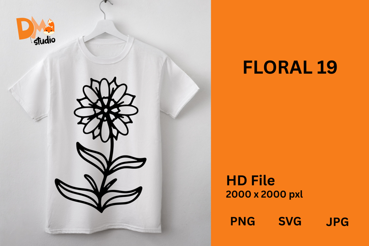 Floral Graphic Element