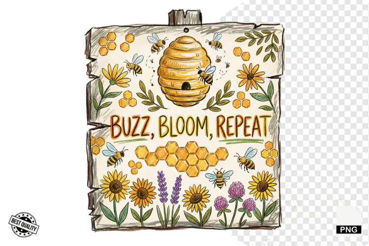 Beekeeping Bees Signs PNG example image 1