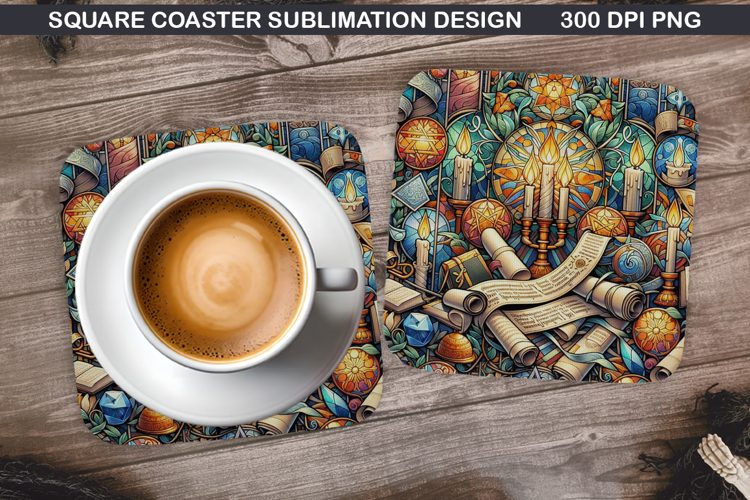 Christian Coaster Sublimation, Christian Coaster PNG Design
