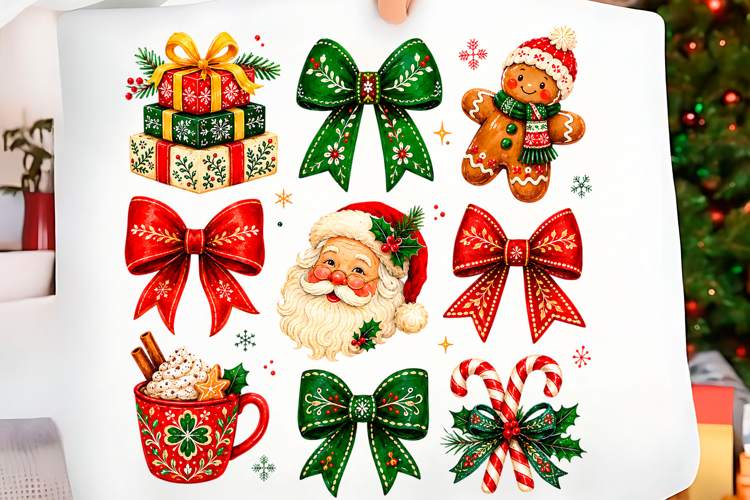 Christmas Bow Clipart Image 3