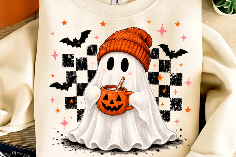 Funny Halloween Shirt, Spooky Season PNG, Ghost PNG