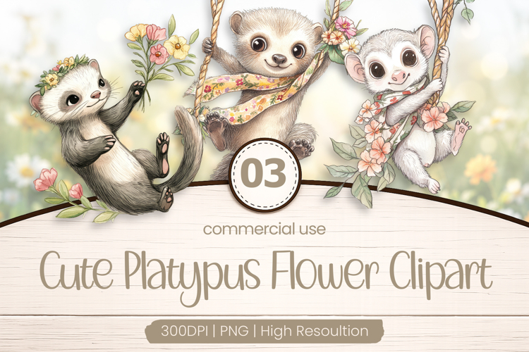 Platypus Clipart Image 22