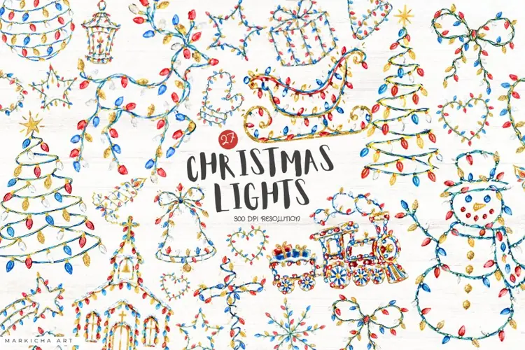 Christmas Lights PNG