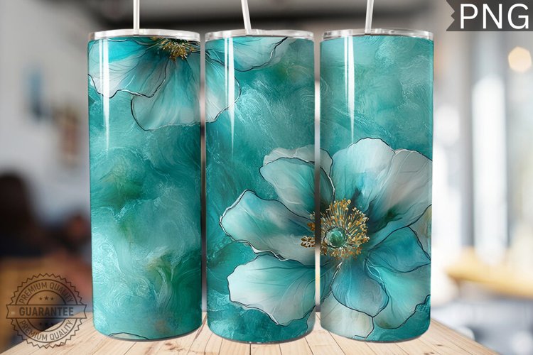 Alcohol Ink Tumbler Wrap Image 18