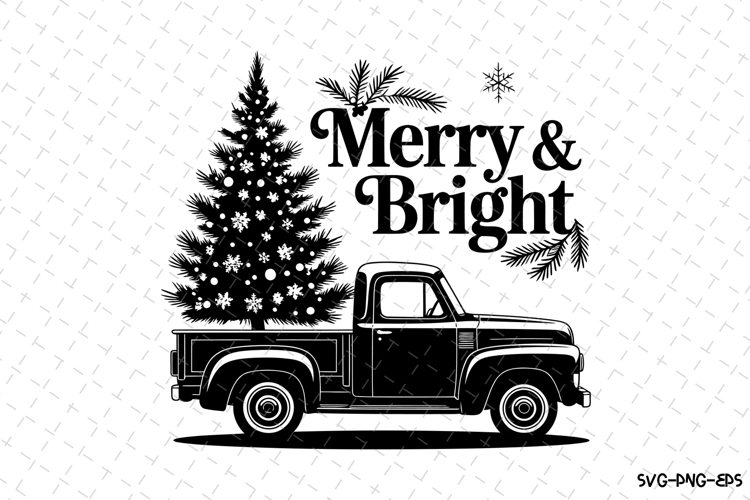 Merry   Bright Svg | Christmas Svg | Svg Cut Files