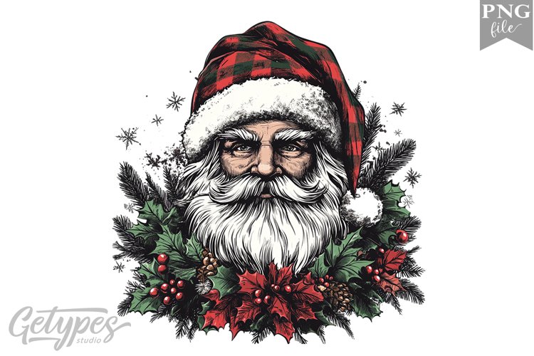 Santa Christmas Clipart Image 24