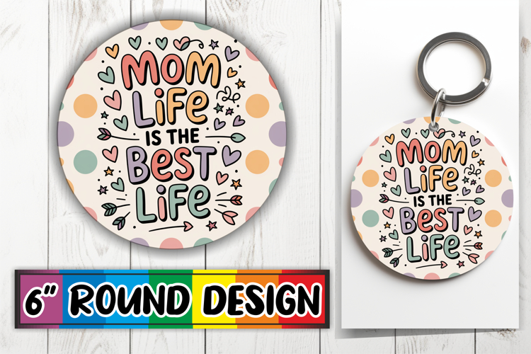 Joyful Coasters Circle Style, Mothers Day