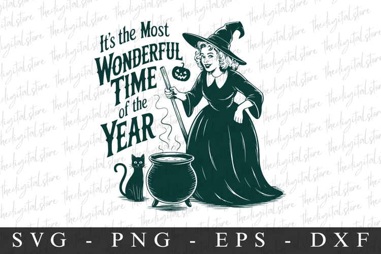 It's The Most Wonderful Time Svg | Halloween Svg | Cricut example image 1