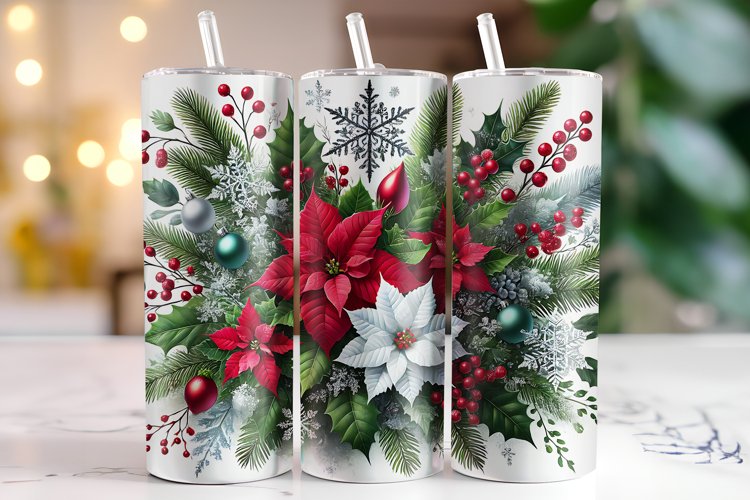 Flowers Tumbler Wrap | Sublimation | Tumblers