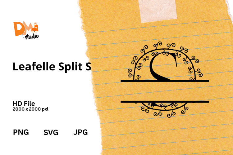 Floral Monogram Letter Svg Image 20