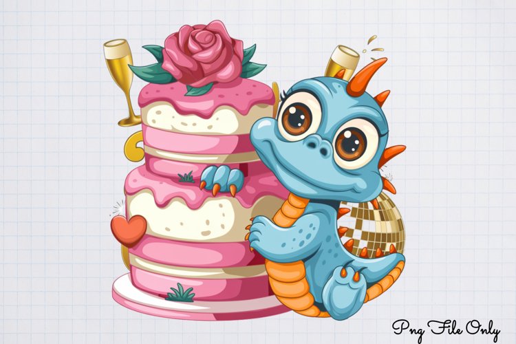 Peeking Dinosaur Valentines Day Clipart PNG
