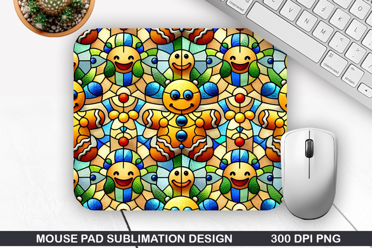 Mouse Pad Sublimation, Christmas Mouse Pad PNG Design